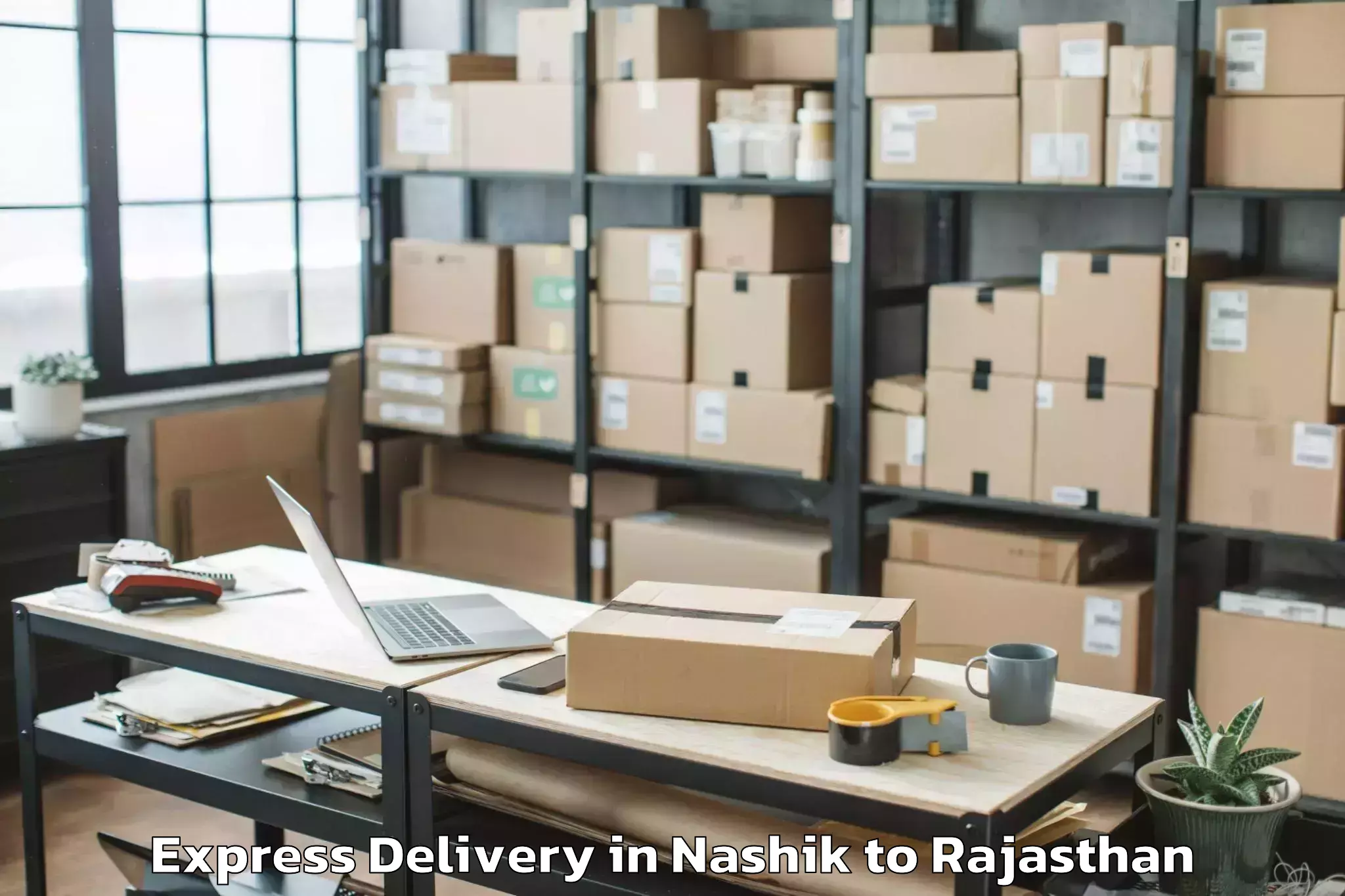 Top Nashik to Jagannath University Jaipur Express Delivery Available